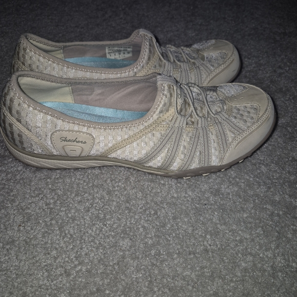 Skechers Shoes - Skechers Women's Beige Slip-On Sneakers